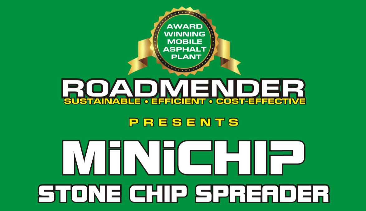 Roadmender - Sustainable, Efficient, Cost-effective presents Minichip Stone Chip Spreader